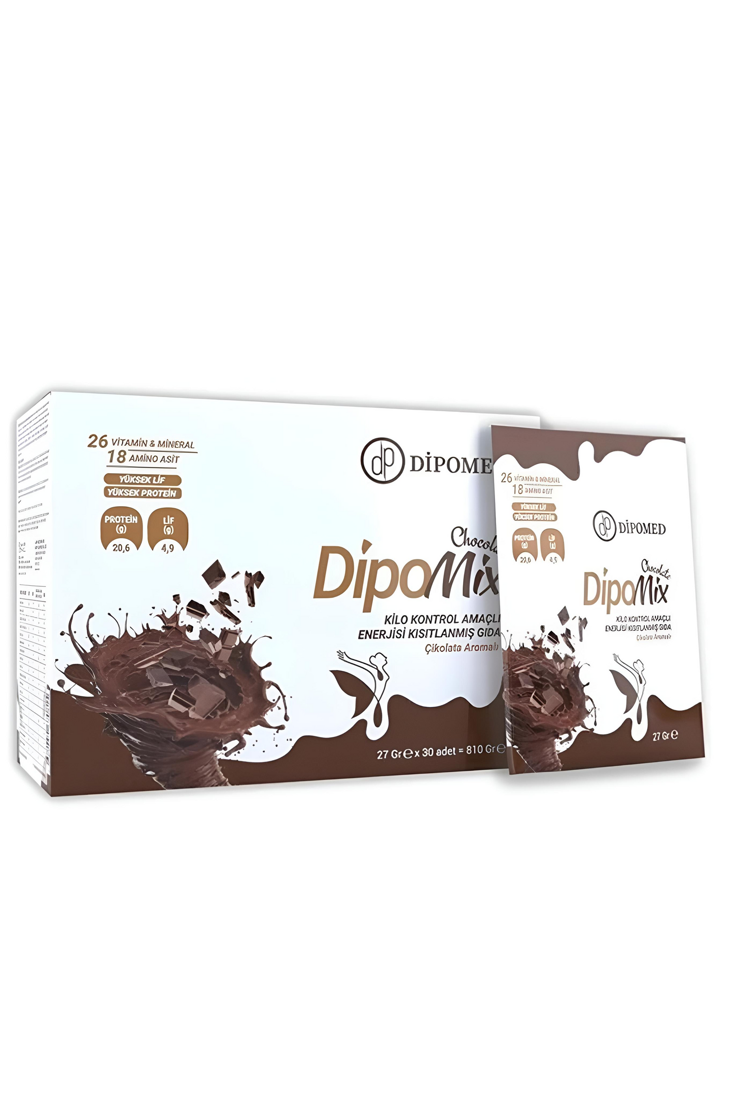 Dipomix Chocolate 27gr x 30 Sackets