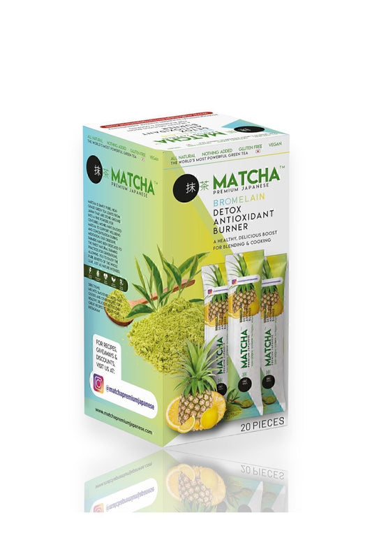 Bilge İlaç Matcha & Bromelain Tea, Lemon Flavored from Japan