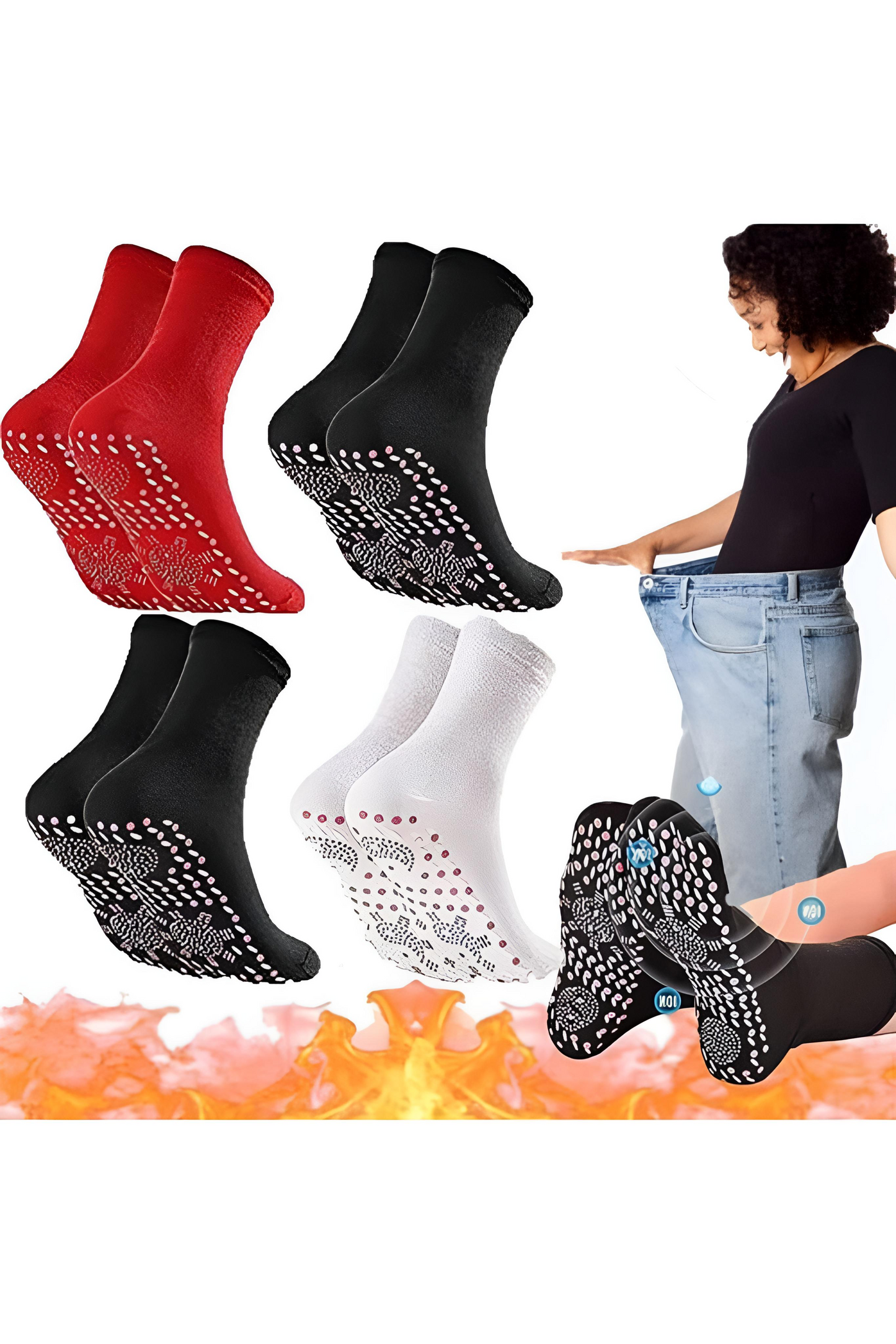 HERNES Tourmaline Slimming Health Socks