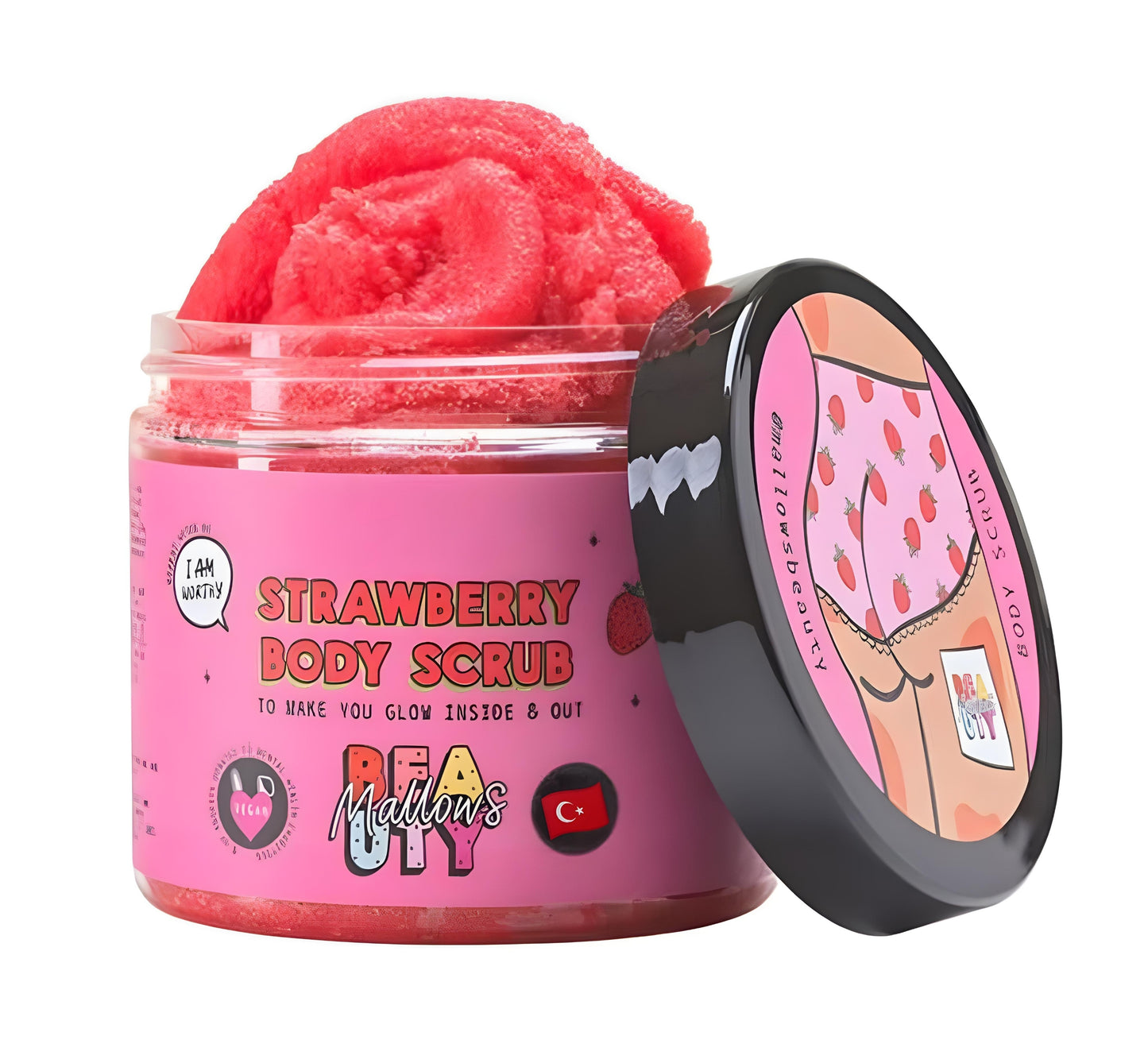 Strawberry Exfoliating Body Scrub 240g